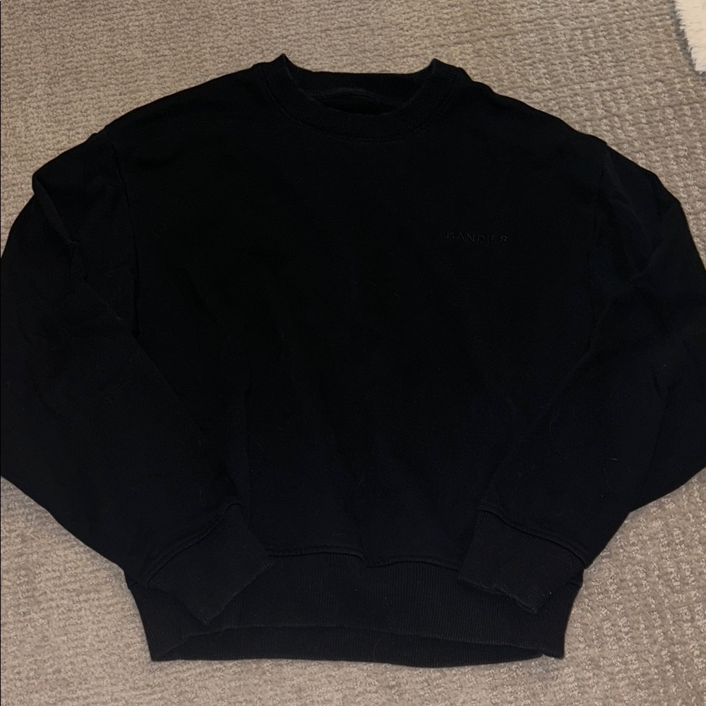 Bandier Black Crewneck Sweatshirt